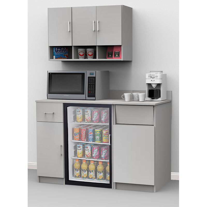 Breaktime Coffee Kitchen Lunch Break Room 84" x 54" Base Wall